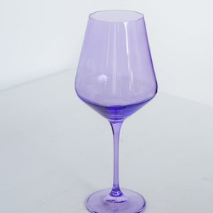 Estelle Colored Wine Stemware - Set of 2 {Lavender}