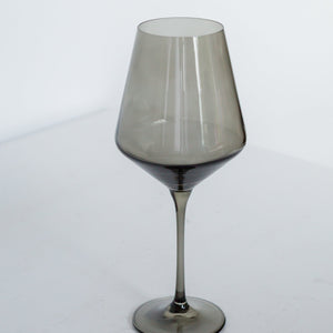 Estelle Colored Wine Stemware - Set of 2 {Gray Smoke}