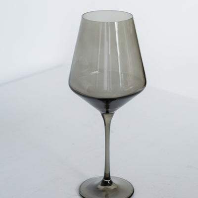 Estelle Colored Wine Stemware - Set of 6 {Gray Smoke}