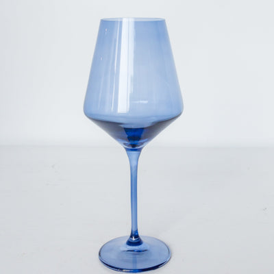 Estelle Colored Wine Stemware - Set of 6 {Cobalt Blue}