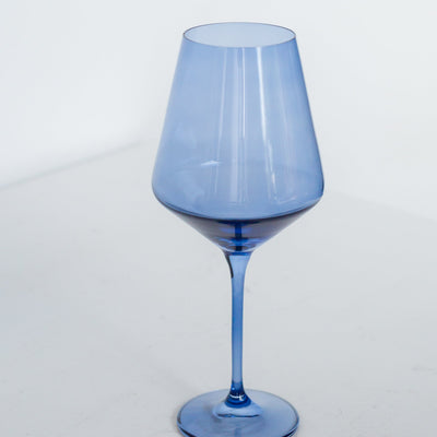 Estelle Colored Wine Stemware - Set of 6 {Cobalt Blue}