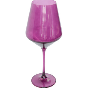 Estelle Colored Wine Stemware - Set of 2 {Amethyst}
