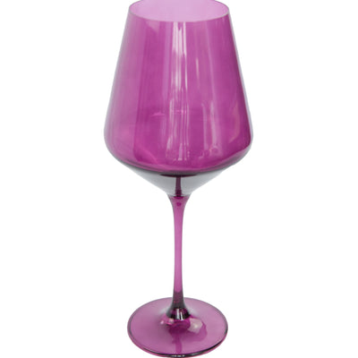 Estelle Colored Wine Stemware - Set of 2 {Amethyst}