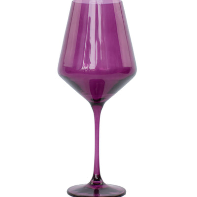 Estelle Colored Wine Stemware - Set of 2 {Amethyst}