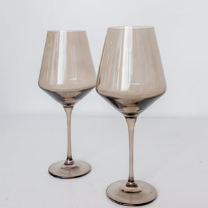 Estelle Colored Wine Stemware - Set of 6 {Mocha Mousse (Our Amber Smoke)}
