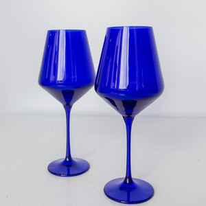 Estelle Colored Wine Stemware - Set of 6 {Royal Blue}