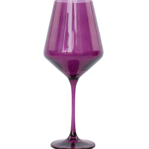 Estelle Colored Wine Stemware - Set of 6 {Amethyst}