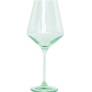 Estelle Colored Wine Stemware - Set of 2 {Mint Green}