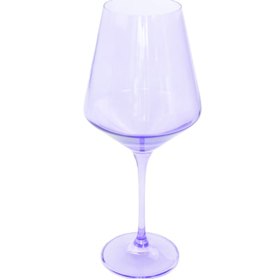 Estelle Colored Wine Stemware - Set of 6 {Lavender}