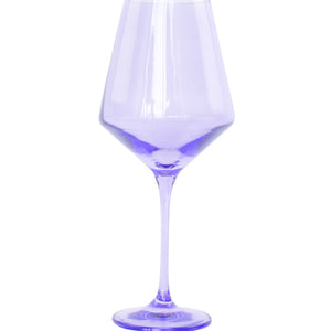 Estelle Colored Wine Stemware - Set of 6 {Lavender}