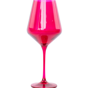 Estelle Colored Wine Stemware - Set of 6 {Viva Magenta (Our Fuchsia)}