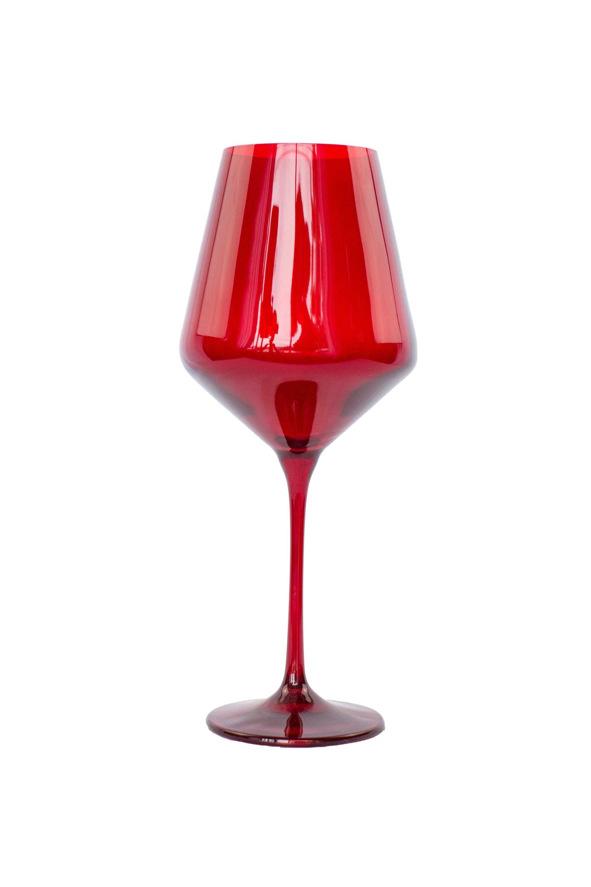 Estelle Colored Wine Stemware - Set of 2 {Red}