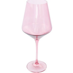 Estelle Colored Wine Stemware - Set of 2 {Rose}