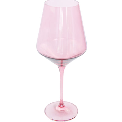 Estelle Colored Wine Stemware - Set of 2 {Rose}