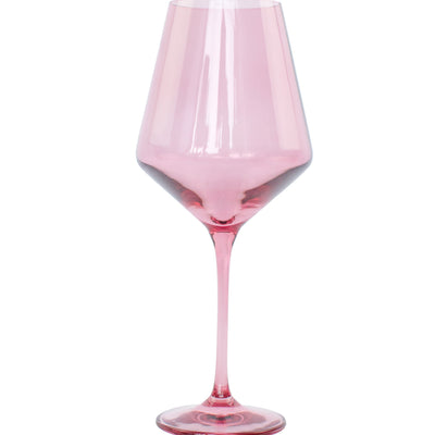 Estelle Colored Wine Stemware - Set of 2 {Rose}