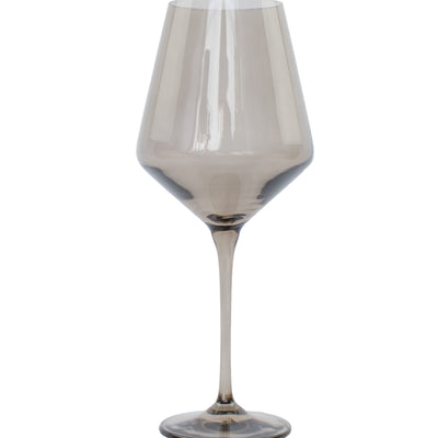 Estelle Colored Wine Stemware - Set of 2 {Gray Smoke}