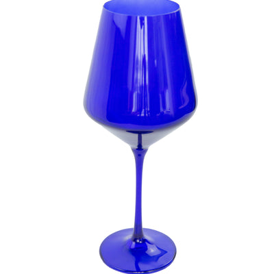 Estelle Colored Wine Stemware - Set of 2 {Royal Blue}