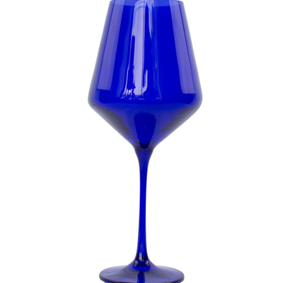 Estelle Colored Wine Stemware - Set of 2 {Royal Blue}