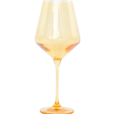 Estelle Colored Wine Stemware - Set of 2 {Yellow}
