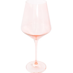 Estelle Colored Wine Stemware - Set of 6 {Blush Pink}
