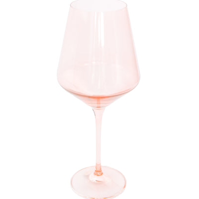 Estelle Colored Wine Stemware - Set of 6 {Blush Pink}