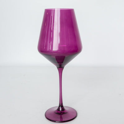 Estelle Wine Single Stemware Glass {ALL COLORS}
