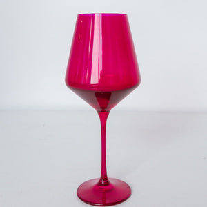 Estelle Wine Single Stemware Glass {ALL COLORS}