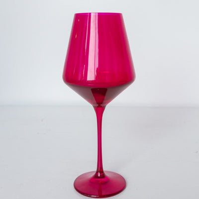 Estelle Wine Single Stemware Glass {ALL COLORS}