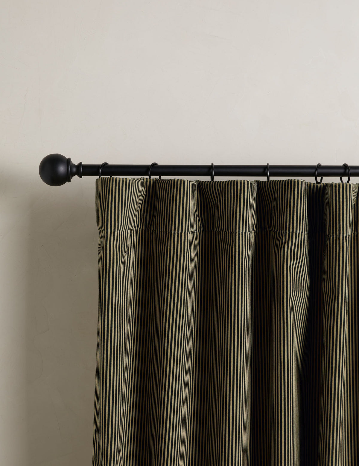Striped Velvet Curtain Panel by Sarah Sherman Samuel