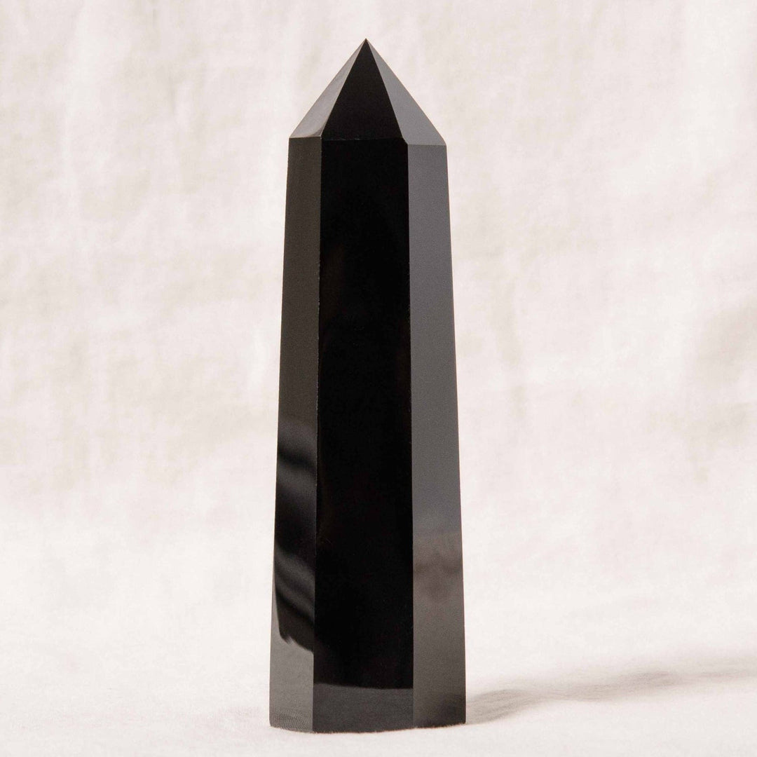 Black Obsidian Obelisk - Large - AAA Premium Quality