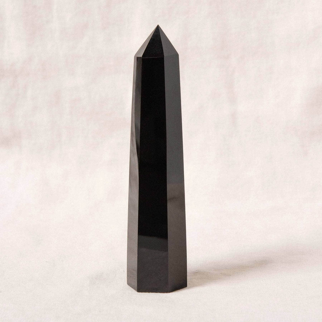 Black Obsidian Obelisk - Large - AAA Premium Quality