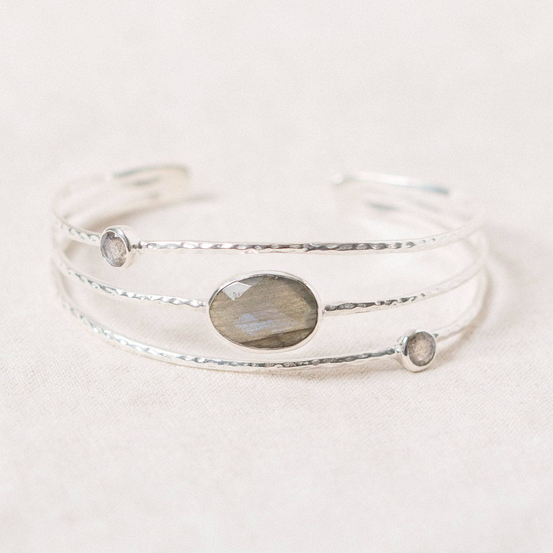 Labradorite Golden or Silver Bracelet