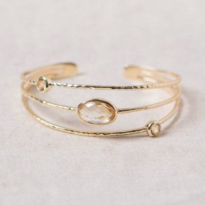 Citrine Golden Bracelet