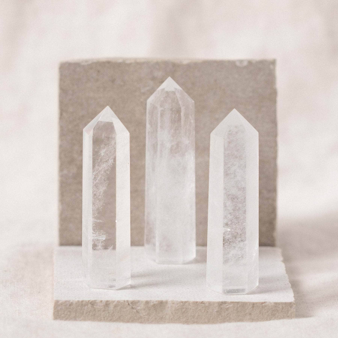 Clear Quartz Crystal Point - AAA Premium Quality