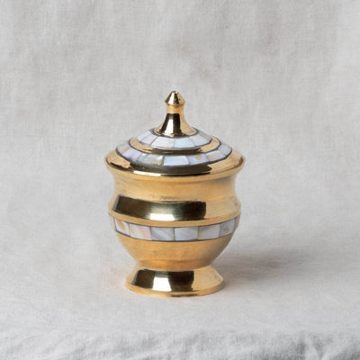 Brass Mother of Pearl Charcoal Burner Kit