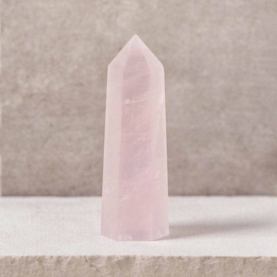 Rose Quartz Crystal Point - AAA Premium Quality