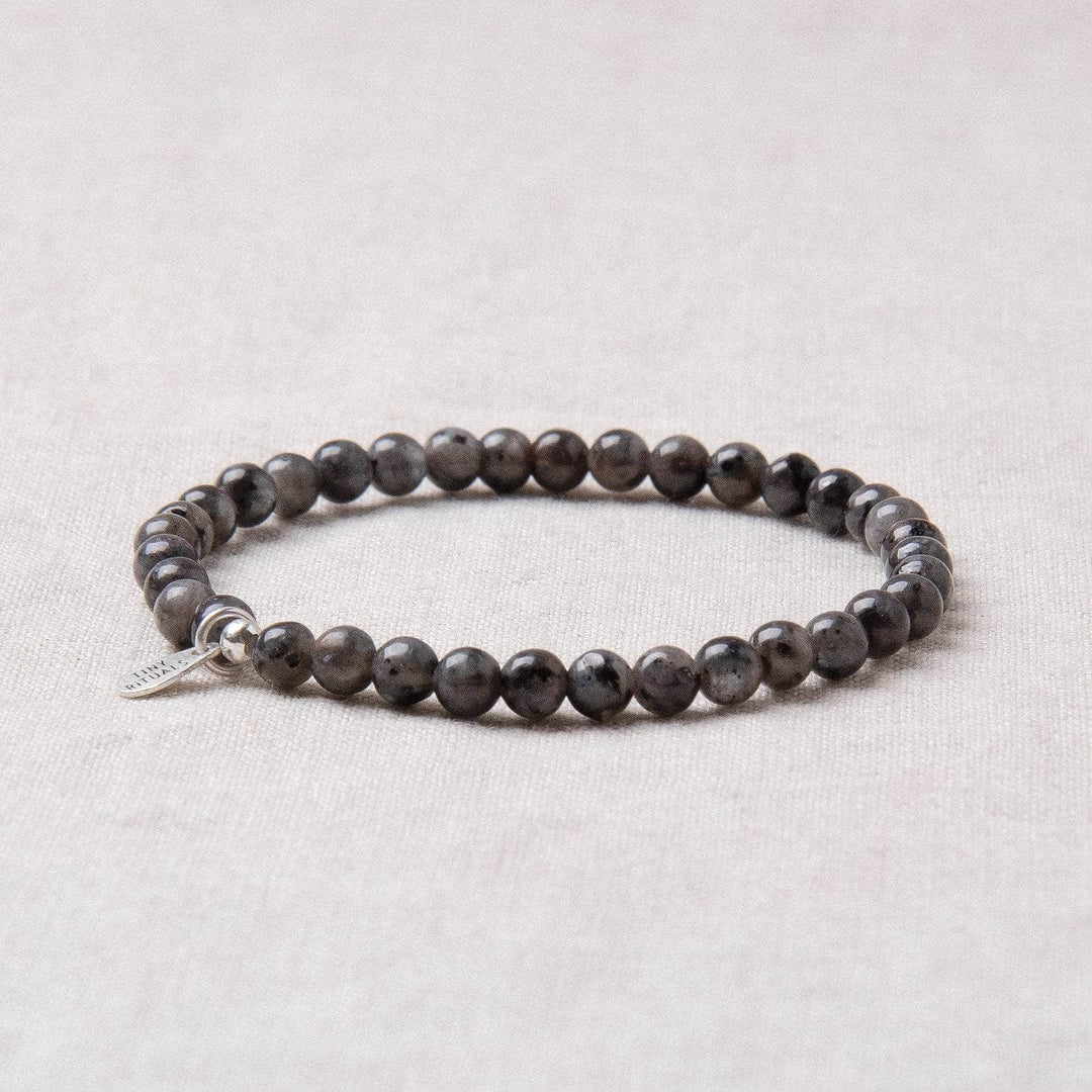 Larvikite Black Labradorite Energy Bracelet