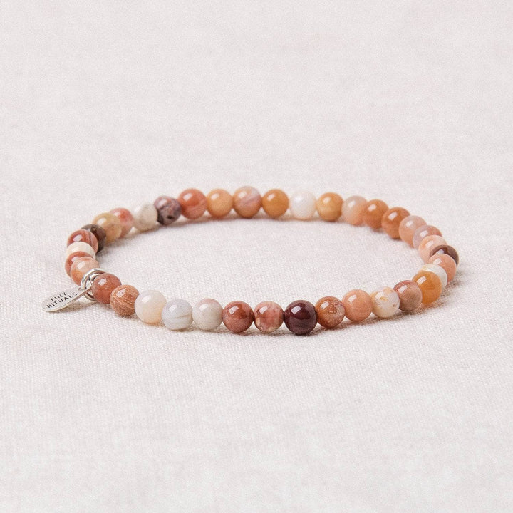 Petrified Wood Jade Energy Bracelet