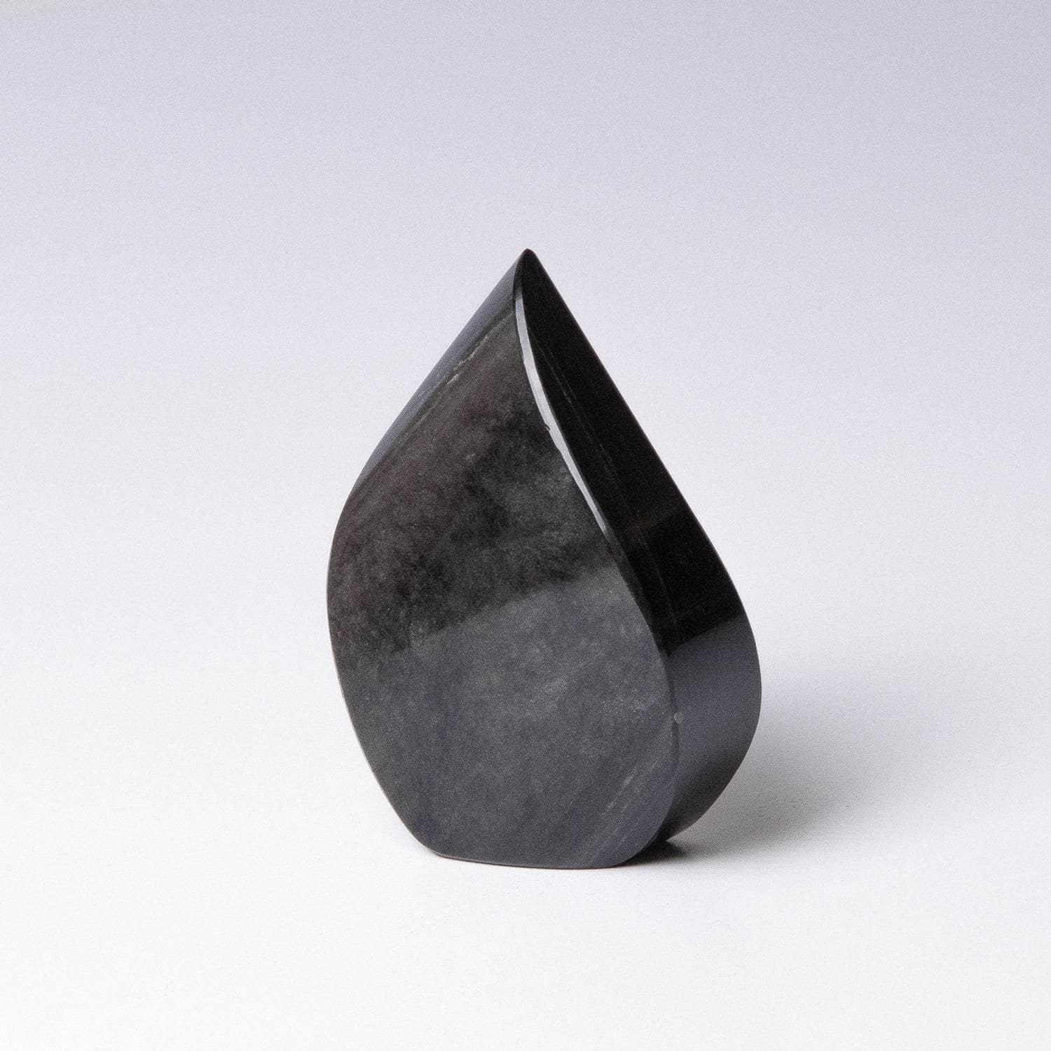 Silver Obsidian Freeform Flame Crystal