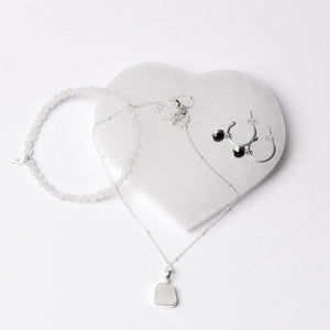 Selenite Heart Recharging Stone