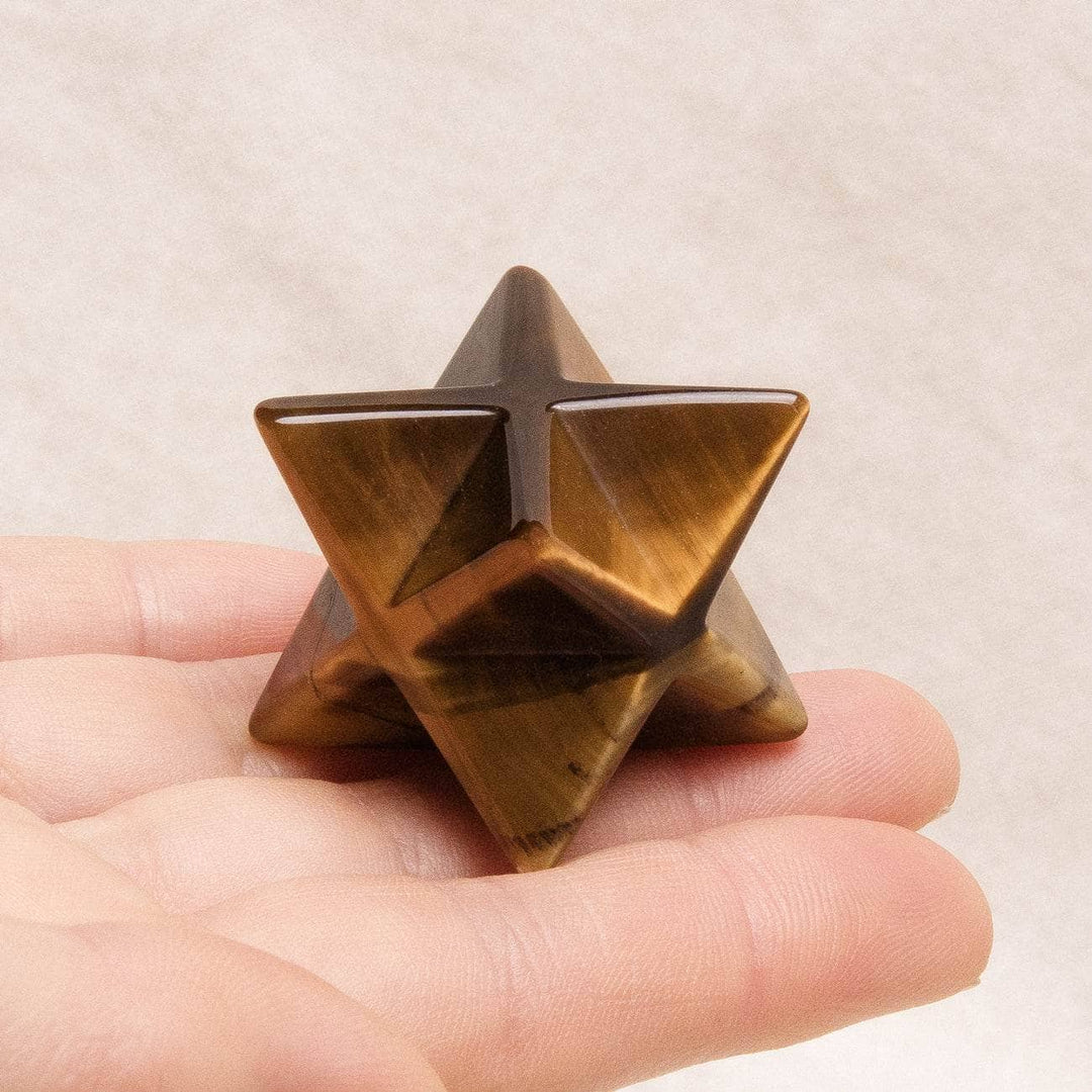 Tiger Eye Merkaba