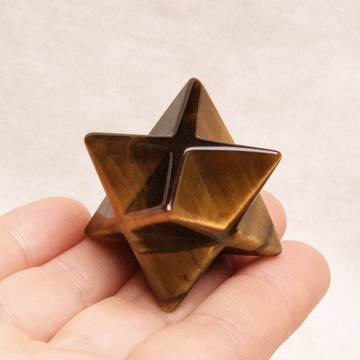 Tiger Eye Merkaba