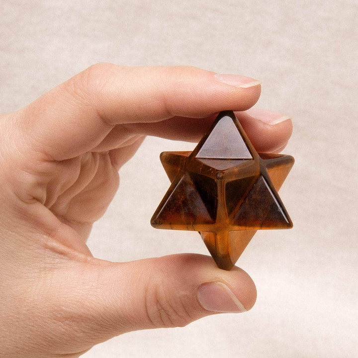 Tiger Eye Merkaba