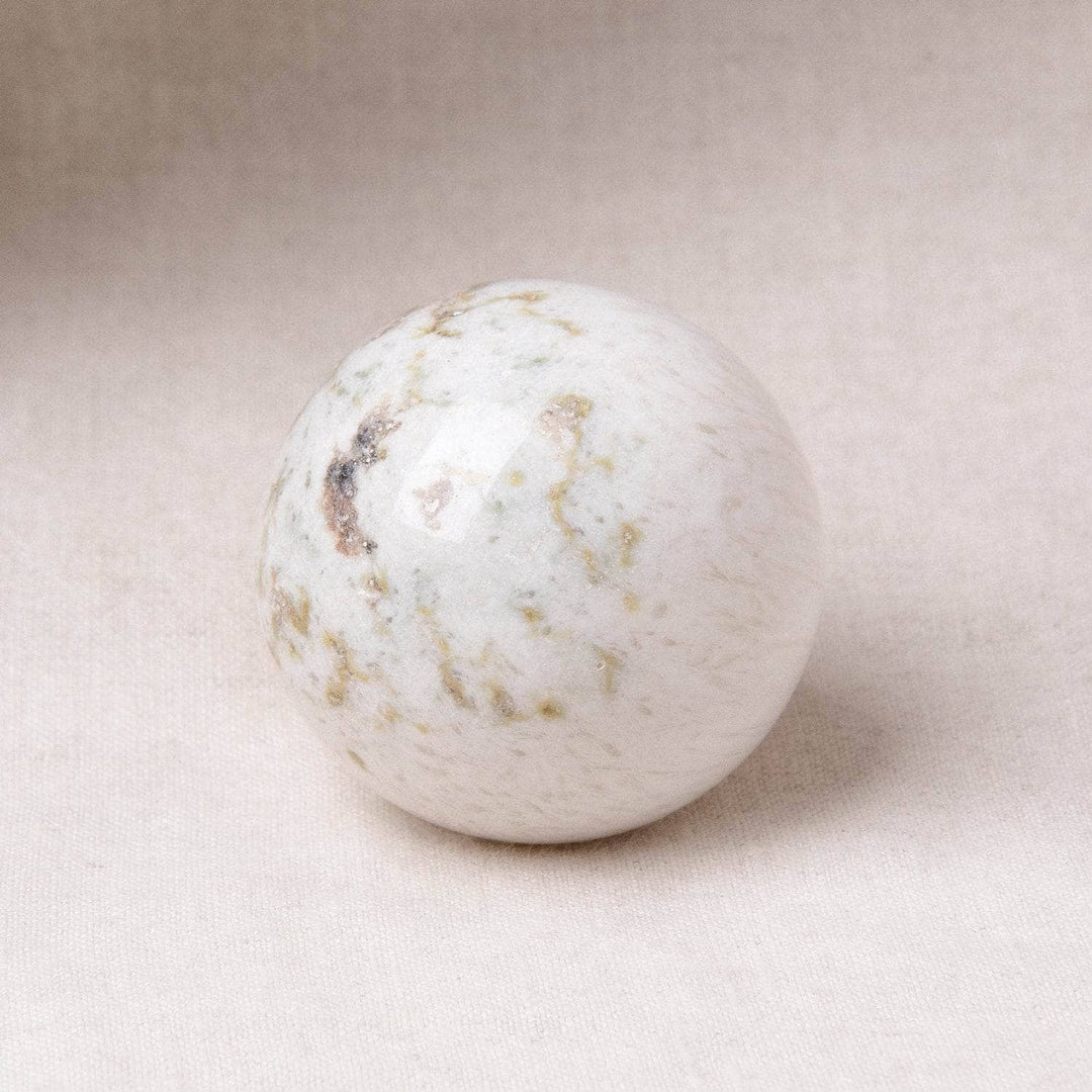 Scolecite Sphere with Tripod