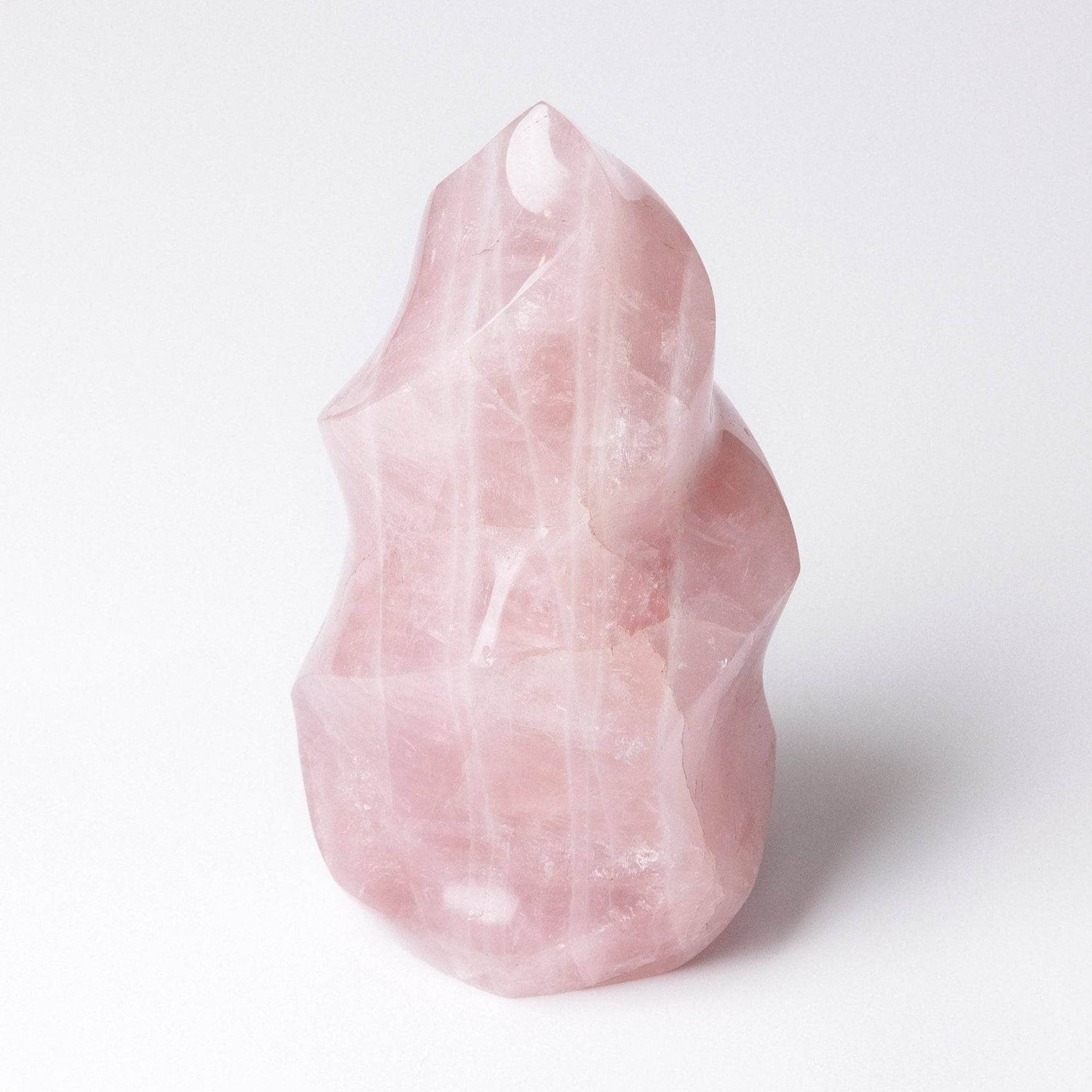 Rose Quartz Flame Crystals