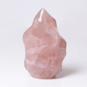 Rose Quartz Flame Crystals
