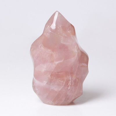 Rose Quartz Flame Crystals