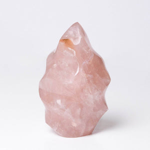 Rose Quartz Flame Crystals