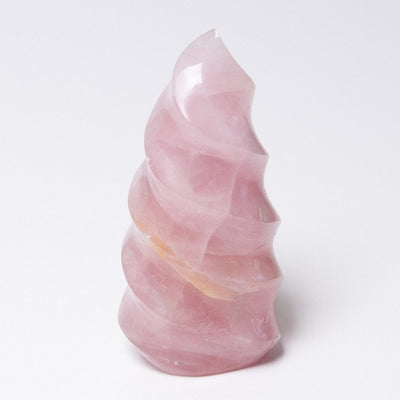 Rose Quartz Flame Crystals