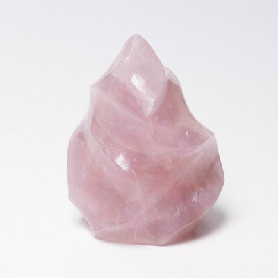 Rose Quartz Flame Crystals